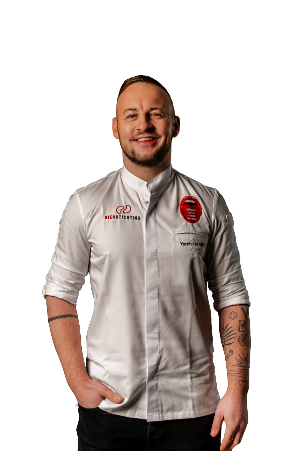 Yornie van Dijk chef en eigenaar restaurant Basiliek
